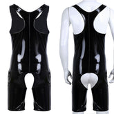 PVC Vinyl Vixen Bodysuit